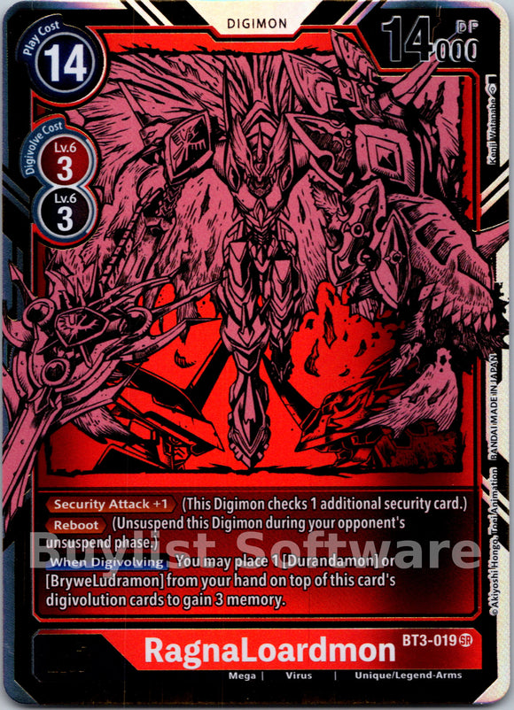 RagnaLoardmon (Alternate Art) [BT3-019] [Release Special Booster 1.5] Foil