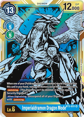 Imperialdramon Dragon Mode (Alternate Art) [BT3-031] [Release Special Booster 1.5] Foil