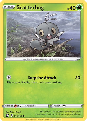 Scatterbug [011/163] [Battle Styles] Reverse Holofoil