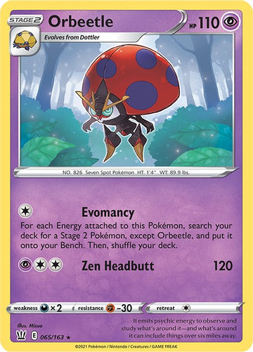 Orbeetle [065/163] [Battle Styles] Holofoil