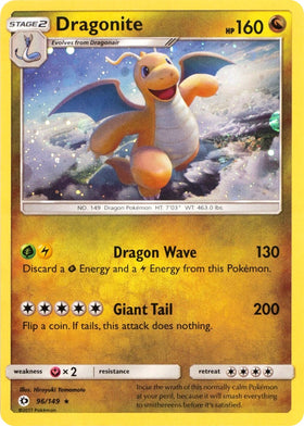 Dragonite (Cosmos Holo) [096/149] [Sun & Moon Base Set] Holofoil