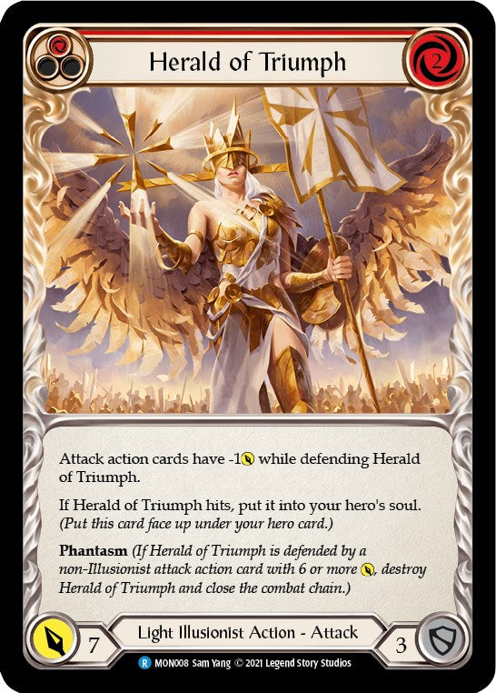 Herald of Triumph (Red) [MON008] [Monarch] Unlimited Edition Normal