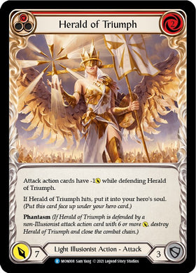 Herald of Triumph (Red) [MON008] [Monarch] Unlimited Edition Normal