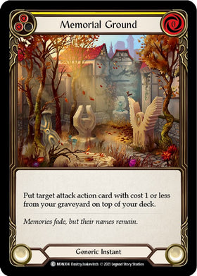 Memorial Ground (Yellow) [MON304] [Monarch] 1st Edition Normal