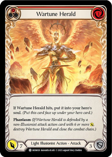 Wartune Herald (Red) [MON026] [Monarch] Unlimited Edition Normal