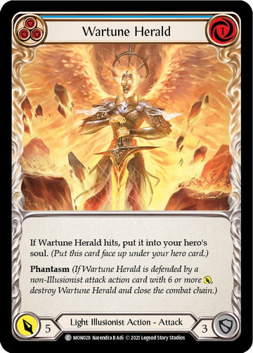 Wartune Herald (Blue) [MON028] [Monarch] 1st Edition Normal
