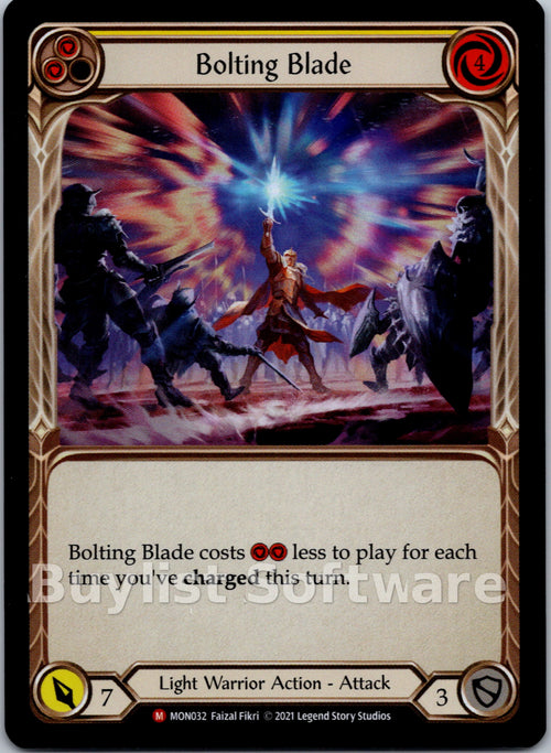 Bolting Blade [MON032] [Monarch] 1st Edition Rainbow Foil
