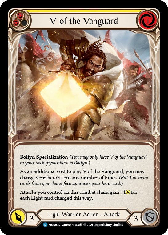 V of the Vanguard [MON035] [Monarch] Unlimited Edition Normal