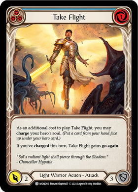 Take Flight (Blue) [MON056] [Monarch] Unlimited Edition Rainbow Foil