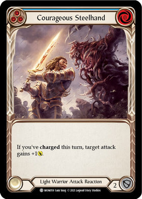 Courageous Steelhand (Blue) [MON059] [Monarch] Unlimited Edition Normal