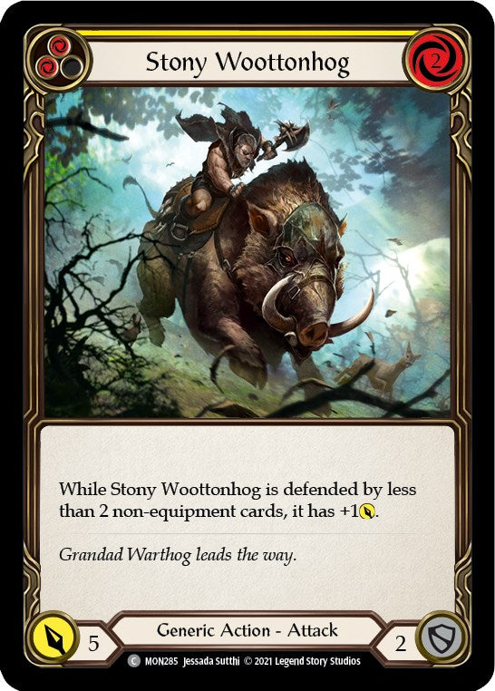 Stony Woottonhog (Yellow) [MON285] [Monarch] Unlimited Edition Normal