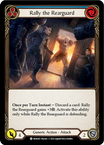 Rally the Rearguard (Blue) [MON283] [Monarch] 1st Edition Normal
