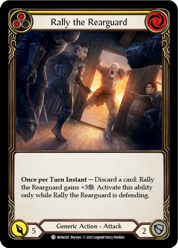 Rally the Rearguard (Yellow) [MON282] [Monarch] Unlimited Edition Normal