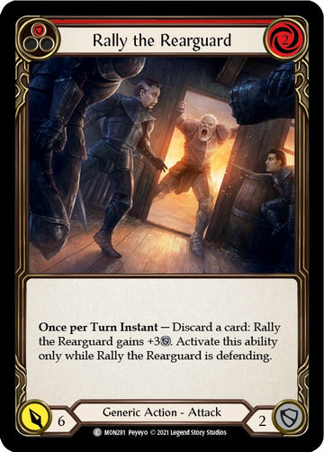 Rally the Rearguard (Red) [MON281] [Monarch] 1st Edition Normal