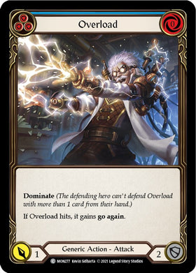 Overload (Blue) [MON277] [Monarch] 1st Edition Normal
