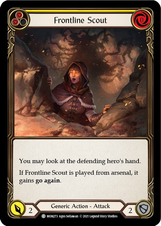 Frontline Scout (Yellow) [MON273] [Monarch] 1st Edition Normal