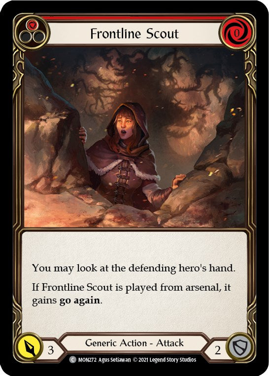 Frontline Scout (Red) [MON272] [Monarch] 1st Edition Normal