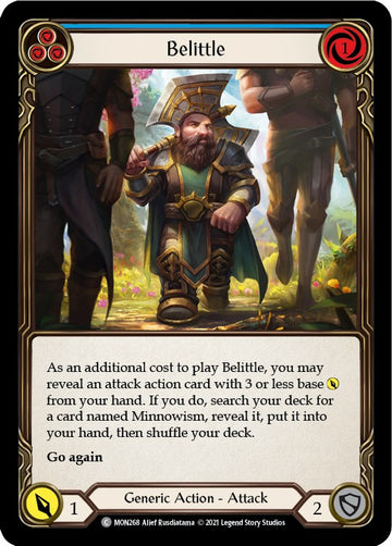 Belittle (Blue) [MON268] [Monarch] 1st Edition Normal