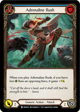 Adrenaline Rush (Blue) [MON265] [Monarch] Unlimited Edition Normal