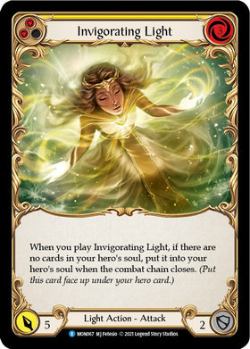 Invigorating Light (Yellow) [MON067] [Monarch] Unlimited Edition Rainbow Foil