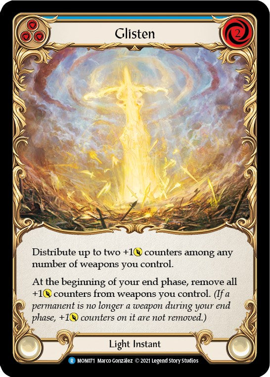 Glisten (Blue) [MON071] [Monarch] Unlimited Edition Normal