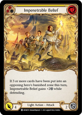 Impenetrable Belief (Yellow) [MON076] [Monarch] Unlimited Edition Normal