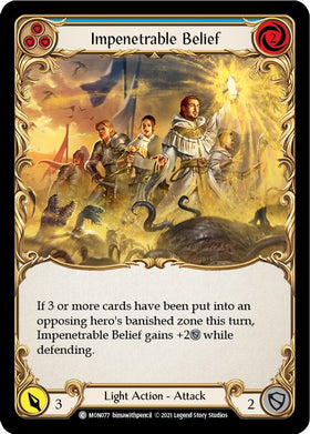 Impenetrable Belief (Blue) [MON077] [Monarch] 1st Edition Normal