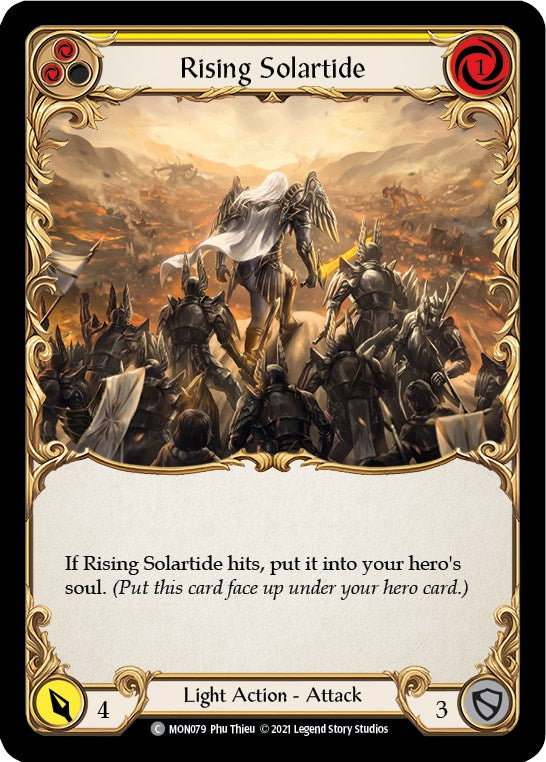Rising Solartide (Yellow) [MON079] [Monarch] 1st Edition Normal