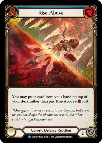 Rise Above (Blue) [MON259] [Monarch] Unlimited Edition Normal