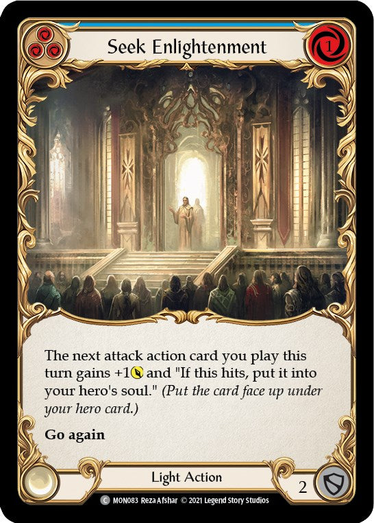 Seek Enlightenment (Blue) [MON083] [Monarch] 1st Edition Normal