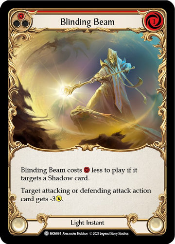 Blinding Beam (Red) [MON084] [Monarch] Unlimited Edition Rainbow Foil