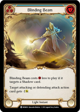 Blinding Beam (Blue) [MON086] [Monarch] Unlimited Edition Rainbow Foil