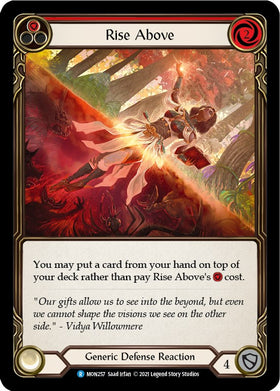 Rise Above (Red) [MON257] [Monarch] Unlimited Edition Rainbow Foil