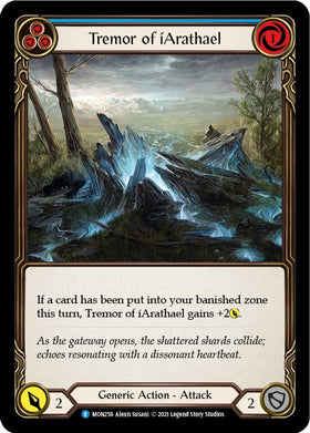 Tremor of iArathael (Blue) [MON256] [Monarch] 1st Edition Normal