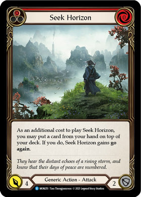 Seek Horizon (Red) [MON251] [Monarch] 1st Edition Normal