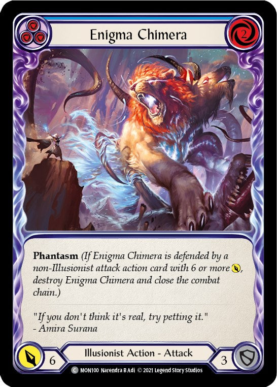 Enigma Chimera (Blue) [MON100] [Monarch] Unlimited Edition Normal