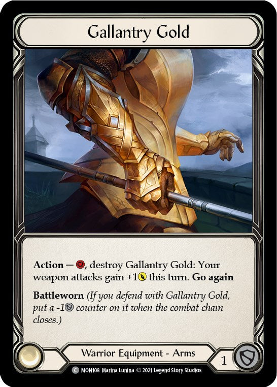 Gallantry Gold [MON108] [Monarch] Unlimited Edition Normal
