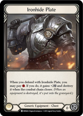 Ironhide Plate [MON242] [Monarch] Unlimited Edition Rainbow Foil