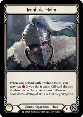 Ironhide Helm [MON241] [Monarch] 1st Edition Normal