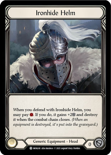 Ironhide Helm [MON241] [Monarch] 1st Edition Normal