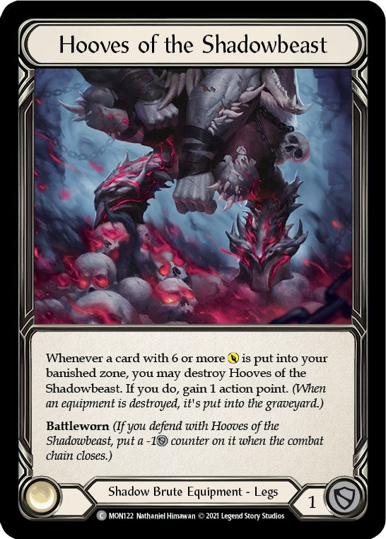 Hooves of the Shadowbeast [MON122] [Monarch] Unlimited Edition Normal