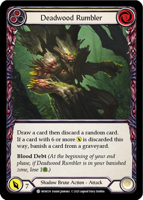 Deadwood Rumbler (Yellow) [MON139] [Monarch] 1st Edition Normal