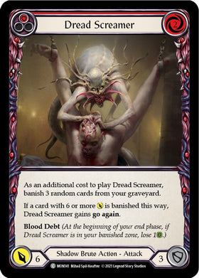 Dread Screamer (Red) [MON141] [Monarch] 1st Edition Normal