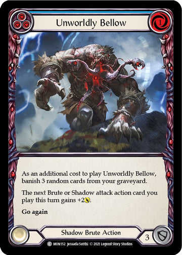 Unworldly Bellow (Blue) [MON152] [Monarch] 1st Edition Normal