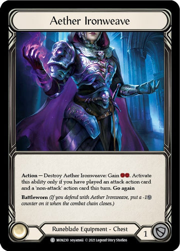Aether Ironweave [MON230] [Monarch] 1st Edition Normal
