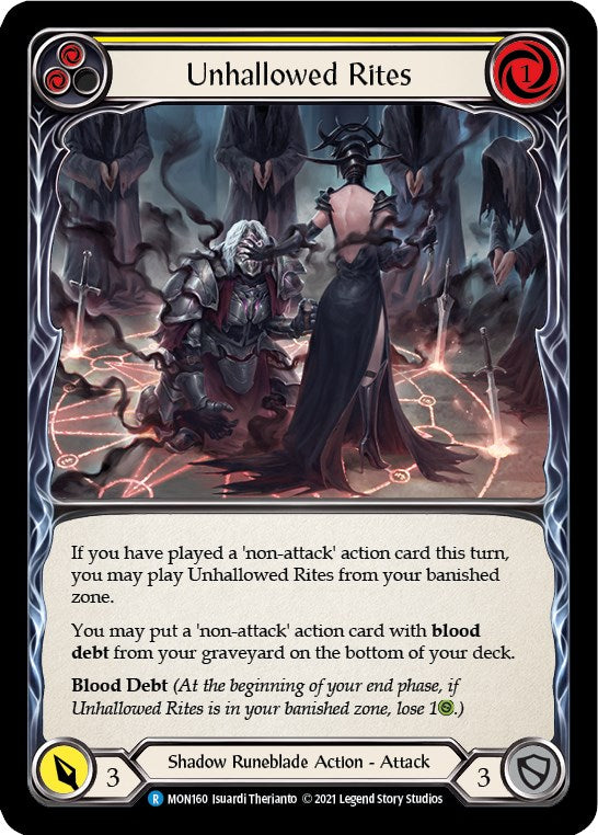 Unhallowed Rites (Yellow) [MON160] [Monarch] Unlimited Edition Normal