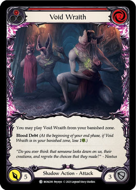 Void Wraith (Red) [MON209] [Monarch] Unlimited Edition Normal
