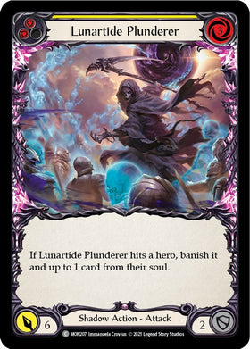 Lunartide Plunderer (Yellow) [MON207] [Monarch] Unlimited Edition Rainbow Foil