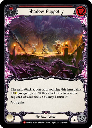 Shadow Puppetry [MON193] [Monarch] Unlimited Edition Rainbow Foil
