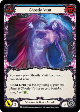 Ghostly Visit (Blue) [MON205] [Monarch] 1st Edition Normal
